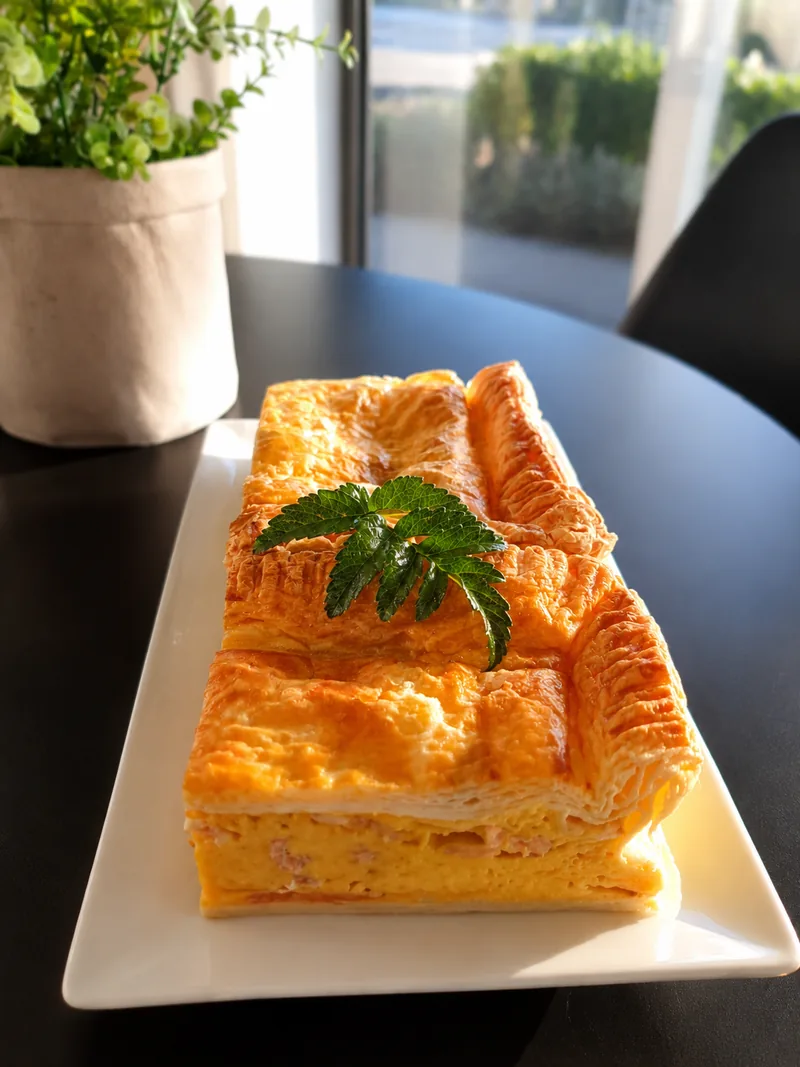 Freshly baked savoury pastry at Number Five Cafe